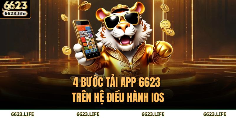 4 bước tải app 6623 trên hệ điều hành IOS