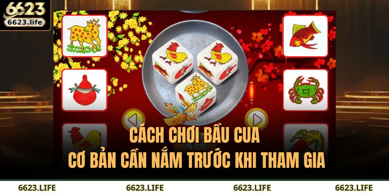 Cách Chơi Bầu Cua Chuẩn Xác Và Hiệu Quả Tại Nhà Cái 6623 2 Cách chơi Bầu Cua cơ bản cần nắm trước khi tham gia