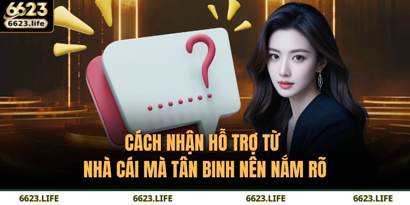 Cách nhận hỗ trợ từ nhà cái mà tân binh nên nắm rõ